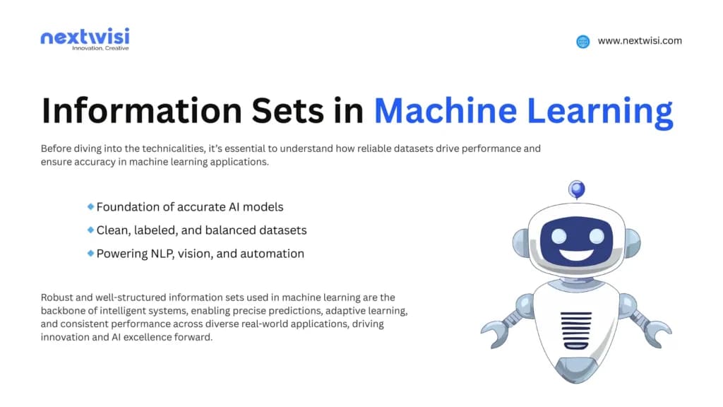 Information Sets Used in Machine Learning